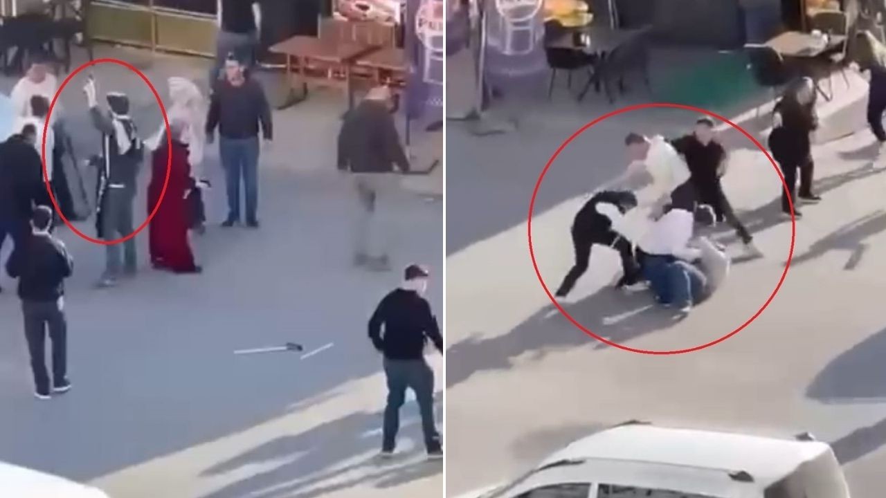 Ankara'da Döner Bıçaklı Kavga: Berberdeki Polis Müdahalesi Kamerada