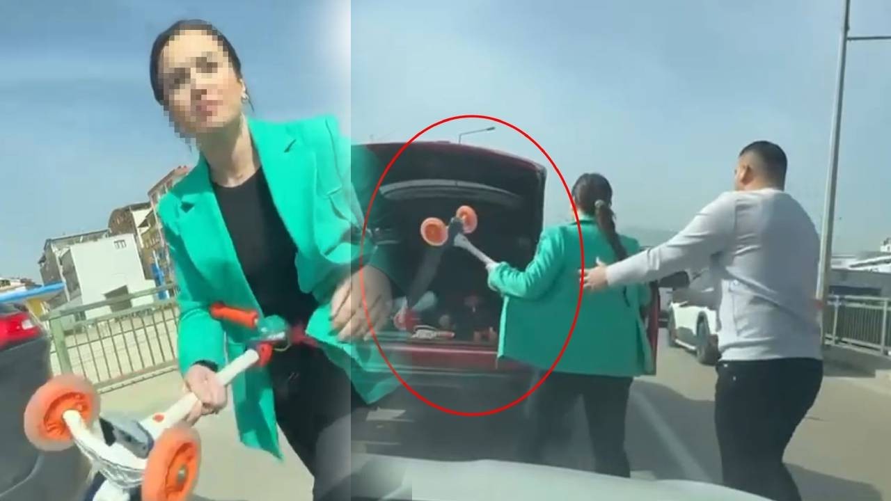 Bursa'da Trafik Magandası Dehşeti: Uyarıya Skuterli Saldırı!