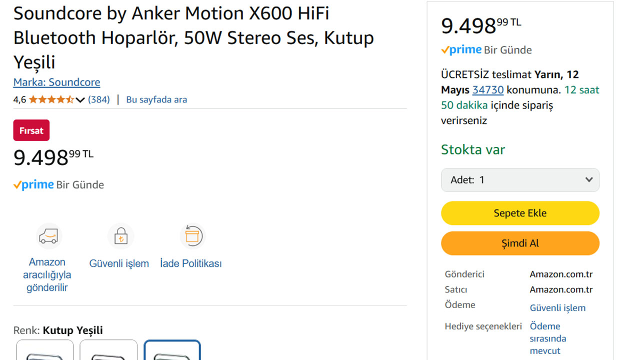 Anker Motion X600 fiyatı